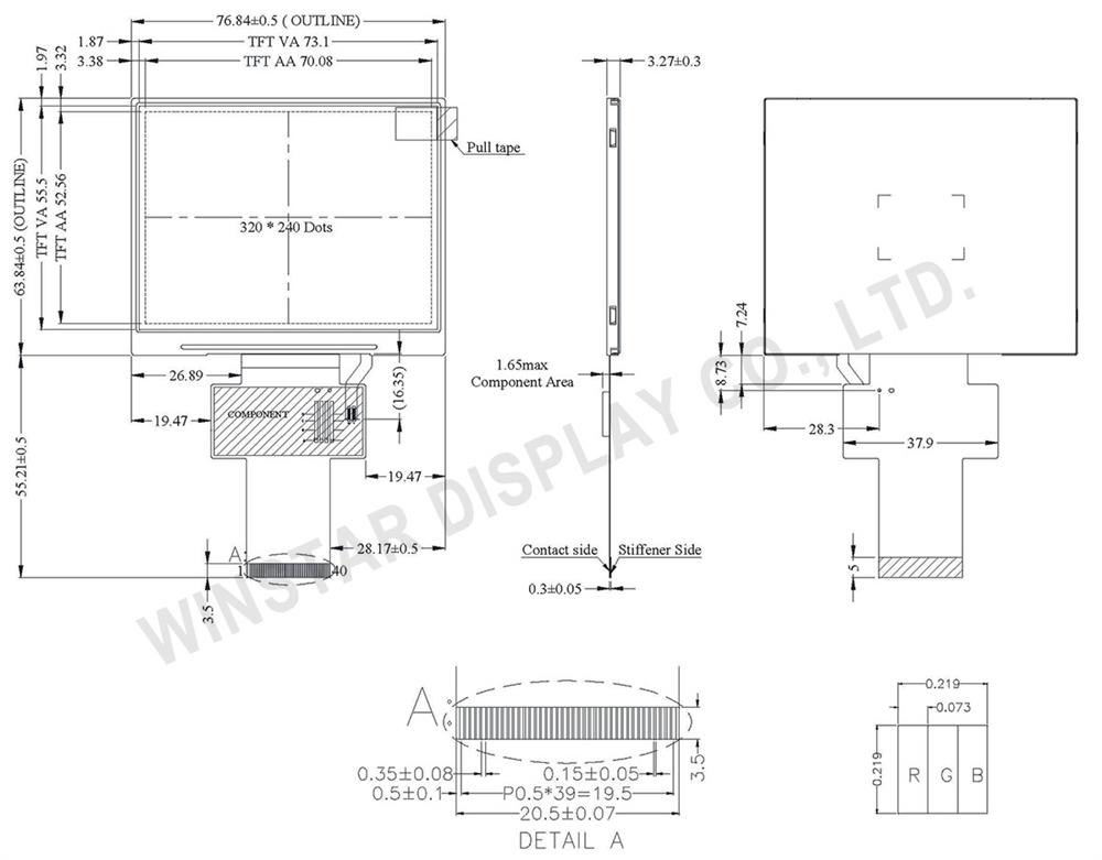 TFT LCD Modules 3.5"